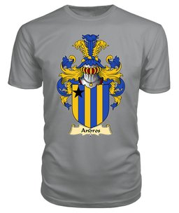 Andros (or Andrews) Coat Of Arms Family Crest Wales V23 T Shirt ScotsTee Shop