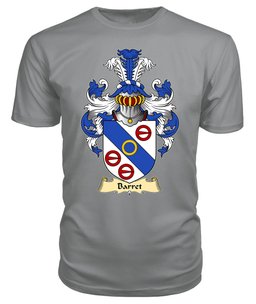 Barret Coat Of Arms Family Crest Wales V23 T Shirt ScotsTee Shop