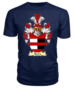 Barry (Herefordshire) Coat Of Arms Family Crest Wales V23 T Shirt ScotsTee Shop