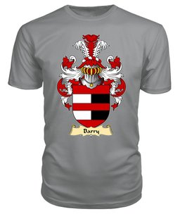 Barry (Herefordshire) Coat Of Arms Family Crest Wales V23 T Shirt ScotsTee Shop