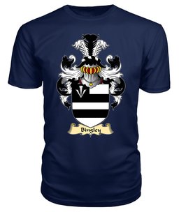 Bingley (of Flint) Coat Of Arms Family Crest Wales V23 T Shirt ScotsTee Shop