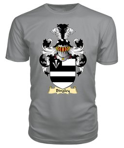 Bingley (of Flint) Coat Of Arms Family Crest Wales V23 T Shirt ScotsTee Shop