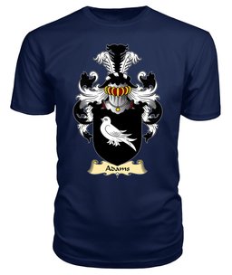 Adams (Patrickchurch, Pembrokeshire) Coat Of Arms Family Crest Wales V23 T Shirt ScotsTee Shop