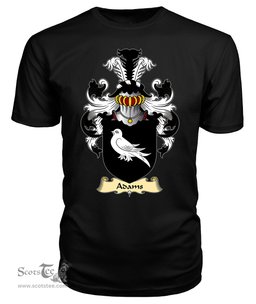 Adams (Patrickchurch, Pembrokeshire) Coat Of Arms Family Crest Wales V23 T Shirt ScotsTee Shop