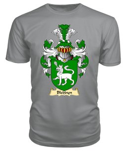 Bleddyn (AP MAENYRCH) Coat Of Arms Family Crest Wales V23 T Shirt ScotsTee Shop