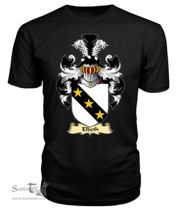 Elbeth (William, Lord of, or d_Elboeuf) Coat Of Arms Family Crest Wales V23 T Shirt ScotsTee Shop