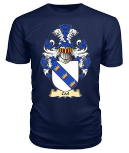 Coel (or Coilus, self declared King of Britain) Coat Of Arms Family Crest Wales V23 T Shirt ScotsTee Shop