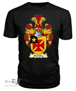 Brereley or Brierley Coat Of Arms Family Crest Wales V23 T Shirt ScotsTee Shop