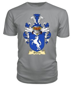 Dwnn (DON of Croesallgwn, Carmarthenshire) Coat Of Arms Family Crest Wales V23 T Shirt ScotsTee Shop
