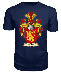 Elystan (GLODRYDD) Coat Of Arms Family Crest Wales V23 T Shirt ScotsTee Shop