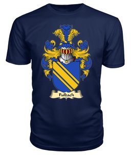 Fulbach (or Filbech of Marloes, of Pembrokeshire) Coat Of Arms Family Crest Wales V23 T Shirt ScotsTee Shop