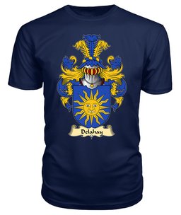 Delahay (of Breconshire) Coat Of Arms Family Crest Wales V23 T Shirt ScotsTee Shop