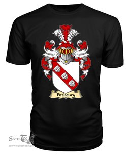 Fitzhenry (of Pembrokeshire) Coat Of Arms Family Crest Wales V23 T Shirt ScotsTee Shop