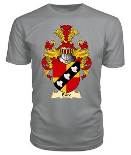 Eure (Commander of Slebech, Pembrokeshire) Coat Of Arms Family Crest Wales V23 T Shirt ScotsTee Shop