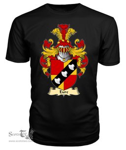 Eure (Commander of Slebech, Pembrokeshire) Coat Of Arms Family Crest Wales V23 T Shirt ScotsTee Shop