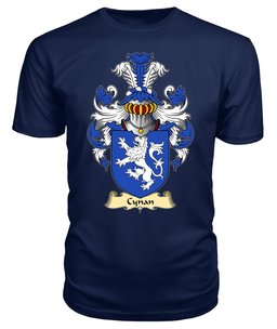 Cynan (AB ELFYW -Father of Marchudd) Coat Of Arms Family Crest Wales V23 T Shirt ScotsTee Shop