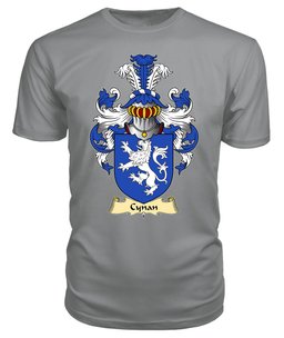 Cynan (AB ELFYW -Father of Marchudd) Coat Of Arms Family Crest Wales V23 T Shirt ScotsTee Shop
