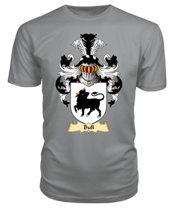 Bull (of Oswestry) Coat Of Arms Family Crest Wales V23 T Shirt ScotsTee Shop