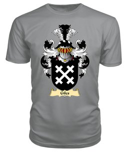 Giles (Glamorgan-formerly Juel or Joel) Coat Of Arms Family Crest Wales V23 T Shirt ScotsTee Shop