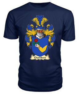 Chambers (of Denbighshire) Coat Of Arms Family Crest Wales V23 T Shirt ScotsTee Shop