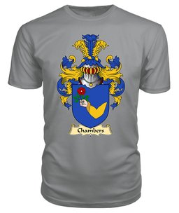 Chambers (of Denbighshire) Coat Of Arms Family Crest Wales V23 T Shirt ScotsTee Shop