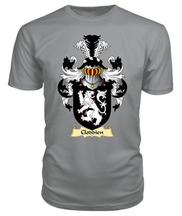 Cloddien (AP GWYBEDYDD) Coat Of Arms Family Crest Wales V23 T Shirt ScotsTee Shop