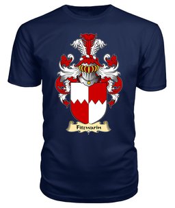 Fitzwarin (Lords of Whittington) Coat Of Arms Family Crest Wales V23 T Shirt ScotsTee Shop