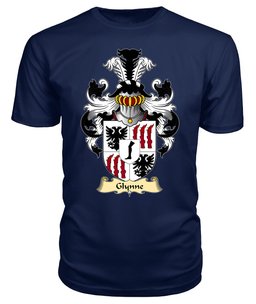 Glynne (of Glynllifon, Caernarfonshire) Coat Of Arms Family Crest Wales V23 T Shirt ScotsTee Shop