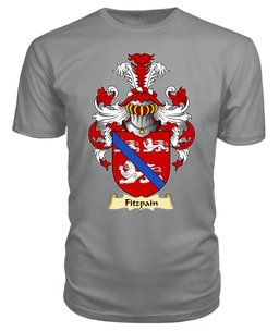 Fitzpain (of Llanfair, Monmouthshire) Coat Of Arms Family Crest Wales V23 T Shirt ScotsTee Shop