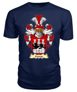 George (OWEN HARRY, Pembrokeshire) Coat Of Arms Family Crest Wales V23 T Shirt ScotsTee Shop
