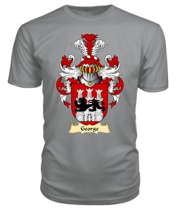 George (OWEN HARRY, Pembrokeshire) Coat Of Arms Family Crest Wales V23 T Shirt ScotsTee Shop