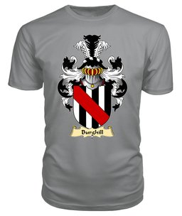 Burghill (Lord of Crickhowell) Coat Of Arms Family Crest Wales V23 T Shirt ScotsTee Shop