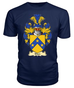 Elian (GEIMIAD, Saint) Coat Of Arms Family Crest Wales V23 T Shirt ScotsTee Shop