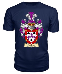 Exmewe (of Ruthin, Denbighshire) Coat Of Arms Family Crest Wales V23 T Shirt ScotsTee Shop