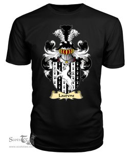 Laurens (AP WILLIAM AP DAFYDD) Coat Of Arms Family Crest Wales V23 T Shirt ScotsTee Shop