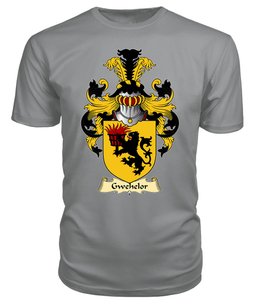 Gwehelor (lord of Llantrisaint, Monmouthshire) Coat Of Arms Family Crest Wales V23 T Shirt ScotsTee Shop
