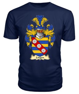 Lingen (of Lingen, Herefordshire) Coat Of Arms Family Crest Wales V23 T Shirt ScotsTee Shop