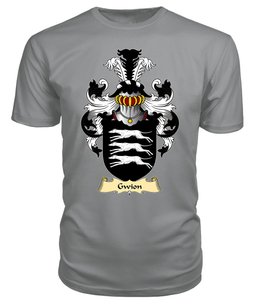 Gwion (BENARW, Ap Gwion Sais, ap Heilin) Coat Of Arms Family Crest Wales V23 T Shirt ScotsTee Shop