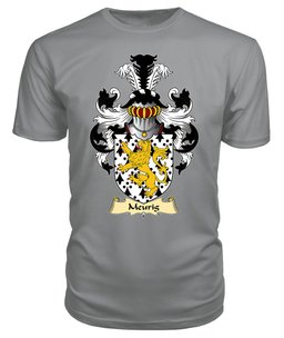 Meurig (King of Gwent) Coat Of Arms Family Crest Wales V23 T Shirt ScotsTee Shop