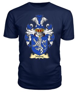 Madog (AP LLYWELYN AP GRIFFRI-or Madock) Coat Of Arms Family Crest Wales V23 T Shirt ScotsTee Shop