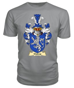Madog (AP LLYWELYN AP GRIFFRI-or Madock) Coat Of Arms Family Crest Wales V23 T Shirt ScotsTee Shop