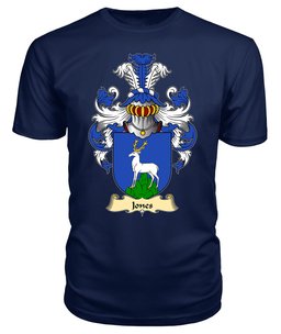 Jones (of Beaumaris, Anglesey) Coat Of Arms Family Crest Wales V23 T Shirt ScotsTee Shop