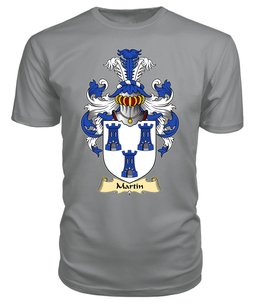 Martin (of Pembrokeshire, lord of Treglemes) Coat Of Arms Family Crest Wales V23 T Shirt ScotsTee Shop