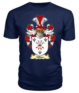 Hilton (of Denbighshire) Coat Of Arms Family Crest Wales V23 T Shirt ScotsTee Shop