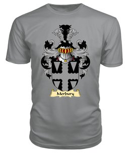 Merbury (or Marbery, Justiciar of South Wales) Coat Of Arms Family Crest Wales V23 T Shirt ScotsTee Shop