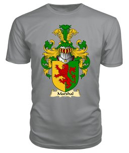 Marshal (Earls of Pembrokeshire) Coat Of Arms Family Crest Wales V23 T Shirt ScotsTee Shop