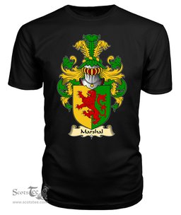 Marshal (Earls of Pembrokeshire) Coat Of Arms Family Crest Wales V23 T Shirt ScotsTee Shop