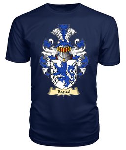 Bagnal (of Anglesey) Coat Of Arms Family Crest Wales V23 T Shirt ScotsTee Shop