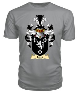 Long (of Pembrokeshire) Coat Of Arms Family Crest Wales V23 T Shirt ScotsTee Shop