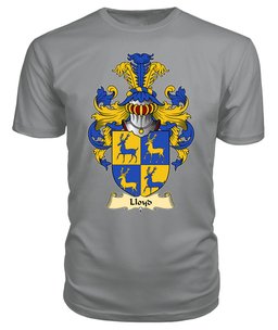 Lloyd (of Foxhal, Henllan, Denbighshire) Coat Of Arms Family Crest Wales V23 T Shirt ScotsTee Shop